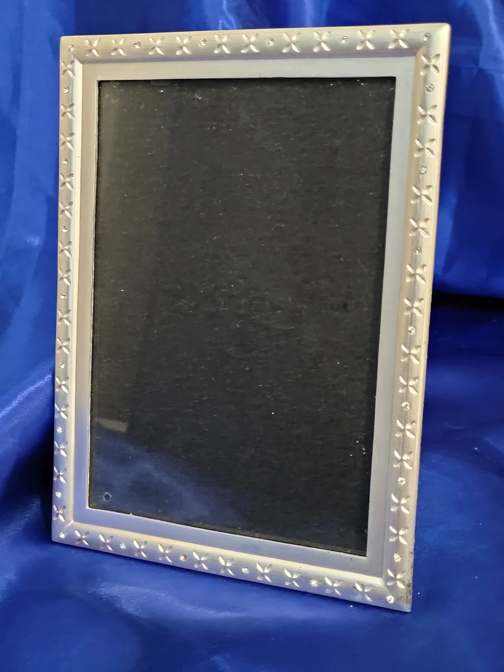 Silver Decorative Photo Frame Rhinestones - Elegant Home Accents